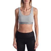 Baumwoll-Stretch-Bralette mit Logoband