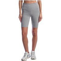 Hochtaillierte, elastische Strick-Bikeshorts