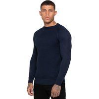 Strukturierter Pullover mit Rundhalsausschnitt