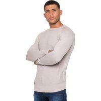 Strukturierter Pullover mit Rundhalsausschnitt