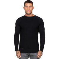 Strukturierter Pullover mit Rundhalsausschnitt