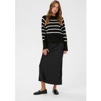 Gestreifter Strickpullover mit normaler Passform