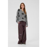 Strickpullover CUfreya Strickpullover Relaxed fit black darkgrey