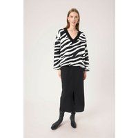 Strickpullover SLSorea Strickpullover Baggy fit black white