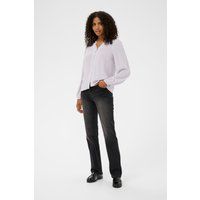 Elegante Rüschenbluse mit V-Ausschnitt