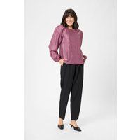 Langarm-Bluse KArizz Langarm-Bluse Regular fit purple