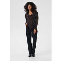 Langarm-Bluse KAgina Langarm-Bluse Regular fit dark brown