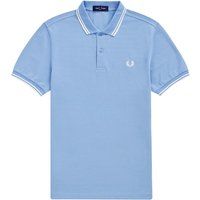Klassisches Piqué-Poloshirt mit Zierleiste