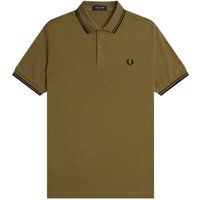 Klassisches Poloshirt mit Zwillingsstreifen