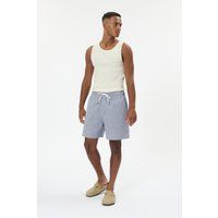 Relaxte Badeshorts mit Streifen