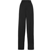 Elegante, weite Stoffhose aus Wollmischung