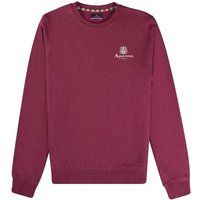 Aquascutum - Sweatshirt für Herren/Damen Unisex, Aktiv (Burgunderrot)
