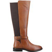 Hush Puppies - "Victoria" Lange Stiefel für Damen, Leder (Hellbraun)