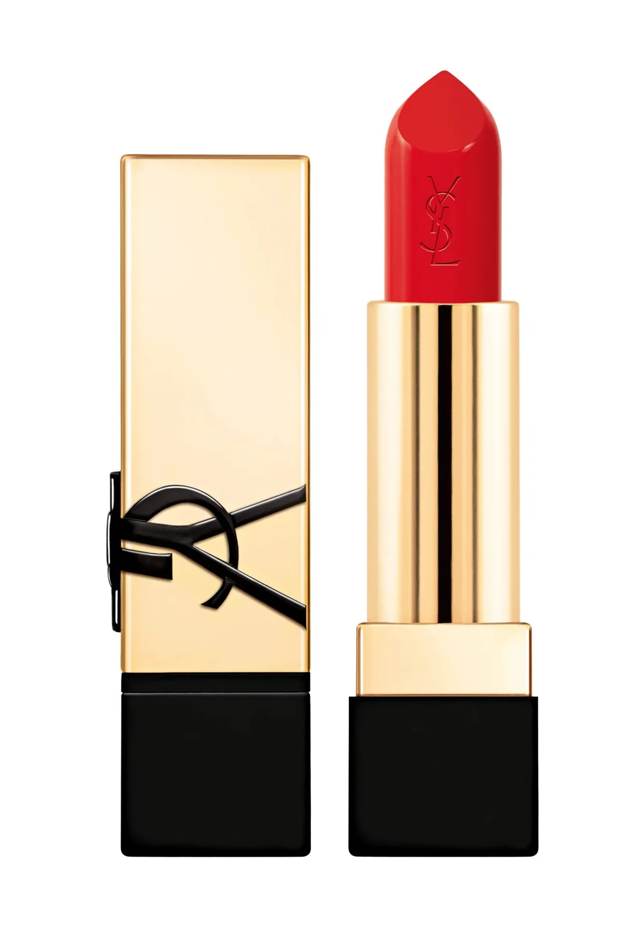 YVES SAINT LAURENT Couture Rouge Pur Lippenstift, Lippen Make-up, lippenstifte, rot (R1 LE ROUGE), silk|langanhaltend, Deckkraft: Mittel bis Hoch, rot, 3,8