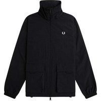 Fred Perry - Jacke für Herren, Aufgesetzte Tasche (Schwarz)