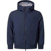 Aquascutum Herren Active Kapuzenjacke (Marineblau)