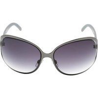 Calvin Klein - Oval-Sonnenbrille für Damen (Grau)