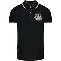 Kurzarm Poloshirt mit Kontrastbesatz