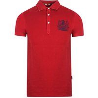Aquascutum - "Aldis" Poloshirt für Herren/Damen Unisex (Rot)