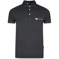 Aquascutum - "Aldis" Poloshirt für Herren/Damen Unisex (Schwarz)