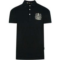 Aquascutum - "Aldis" Poloshirt für Herren/Damen Unisex (Schwarz)