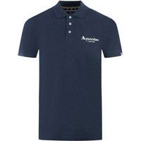 Aquascutum - "London 1851" Poloshirt für Herren/Damen Unisex (Marine)