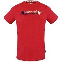Aquascutum Herren Reflection Logo T-Shirt (Rot)