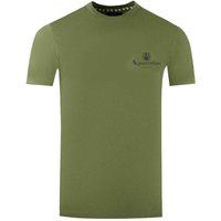 Aquascutum Herren London Aldis Logo T-Shirt (Grün)