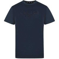 Aquascutum - "London 1851" T-Shirt für Herren, verklebt (Dunkles Marineblau)