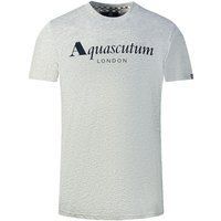 Aquascutum - "London" T-Shirt für Herren (Grau)