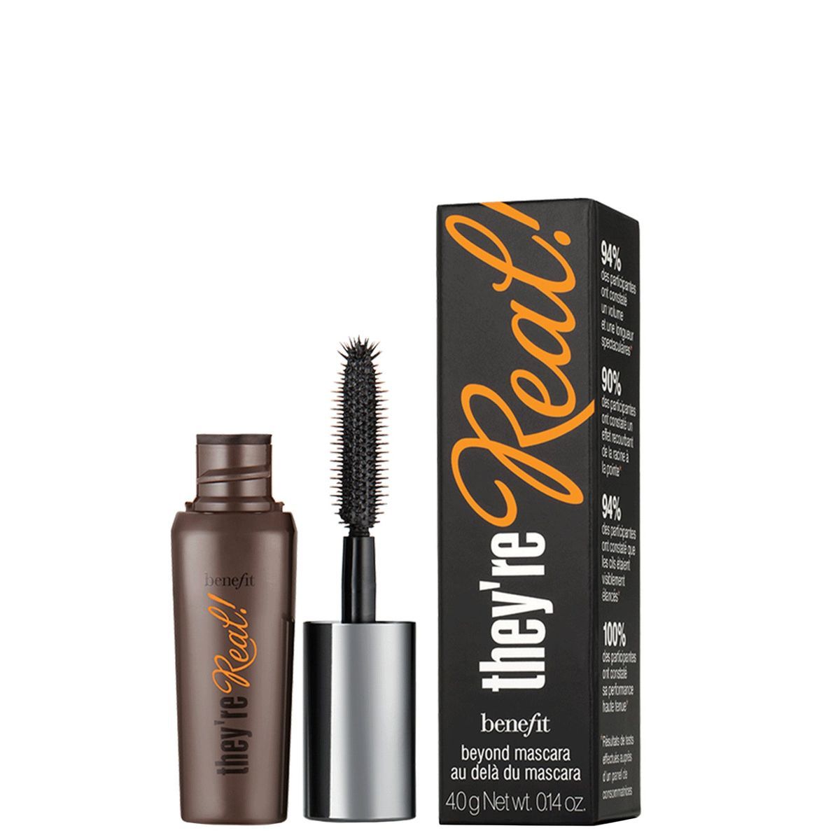 Verlängernde schwarze Mascara in Reisegröße