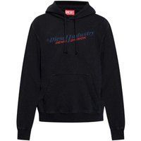 Diesel - "Industry Denim Division" Kapuzenpullover für Herren (Schwarz)