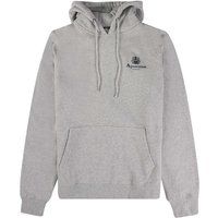 Aquascutum Herren Active Kleines Logo Hoodie (Grau)