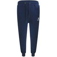 Aquascutum Herren Aktive Basic Ripp-Jogginghose (Blau)