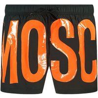 Moschino - Badeshorts für Herren (Orange/Schwarz)