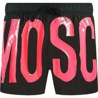 Moschino - Badeshorts für Herren (Pink/Schwarz)
