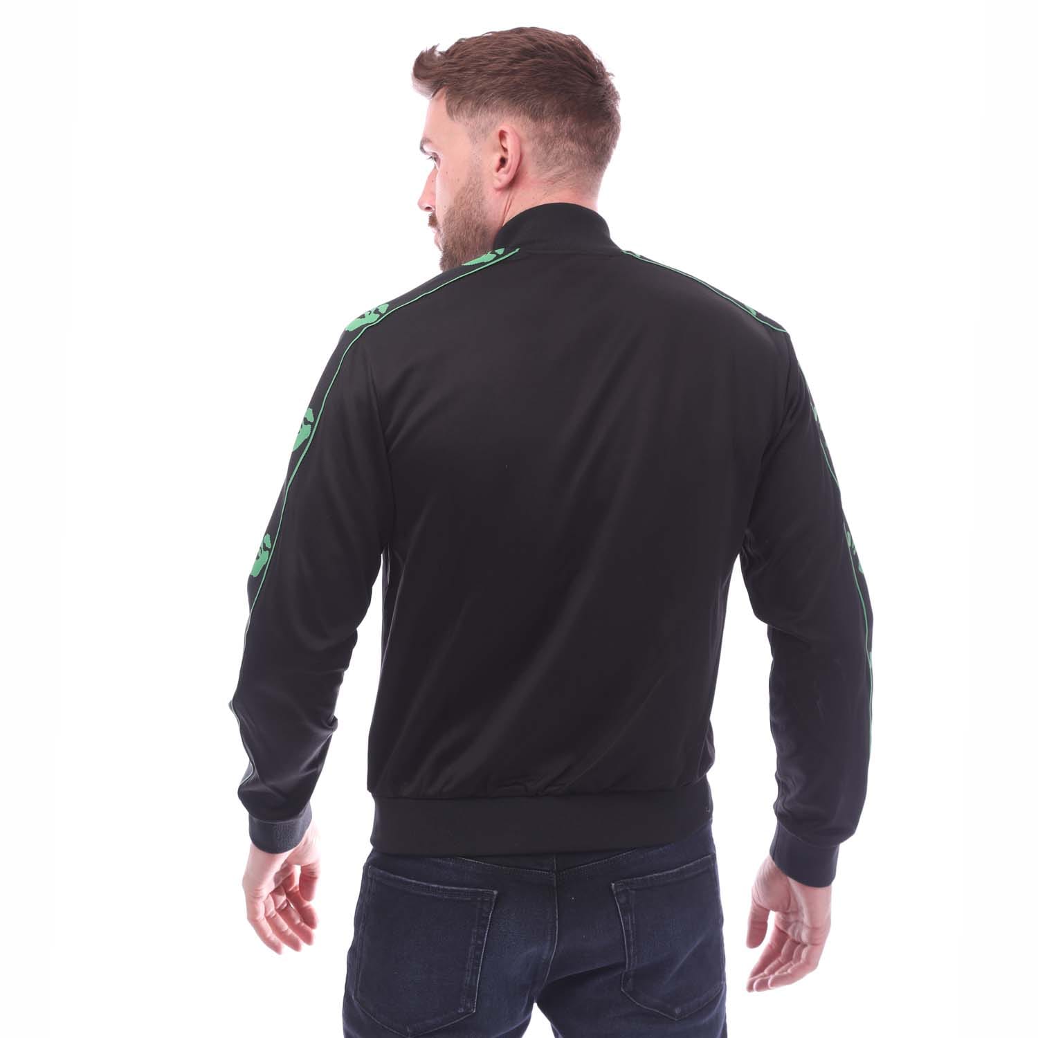 Schmale Trainingsjacke mit Logo-Band
