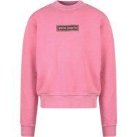 Lässiges Box-Logo Rundhals-Sweatshirt
