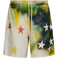 Vintage Sweatshorts mit Sternen-Spray