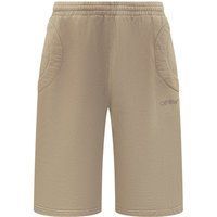 Neutrale Athleisure-Sweatshorts mit Taschen