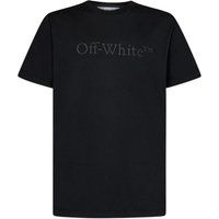 Schwarzes Slim-Fit Baumwoll T-Shirt
