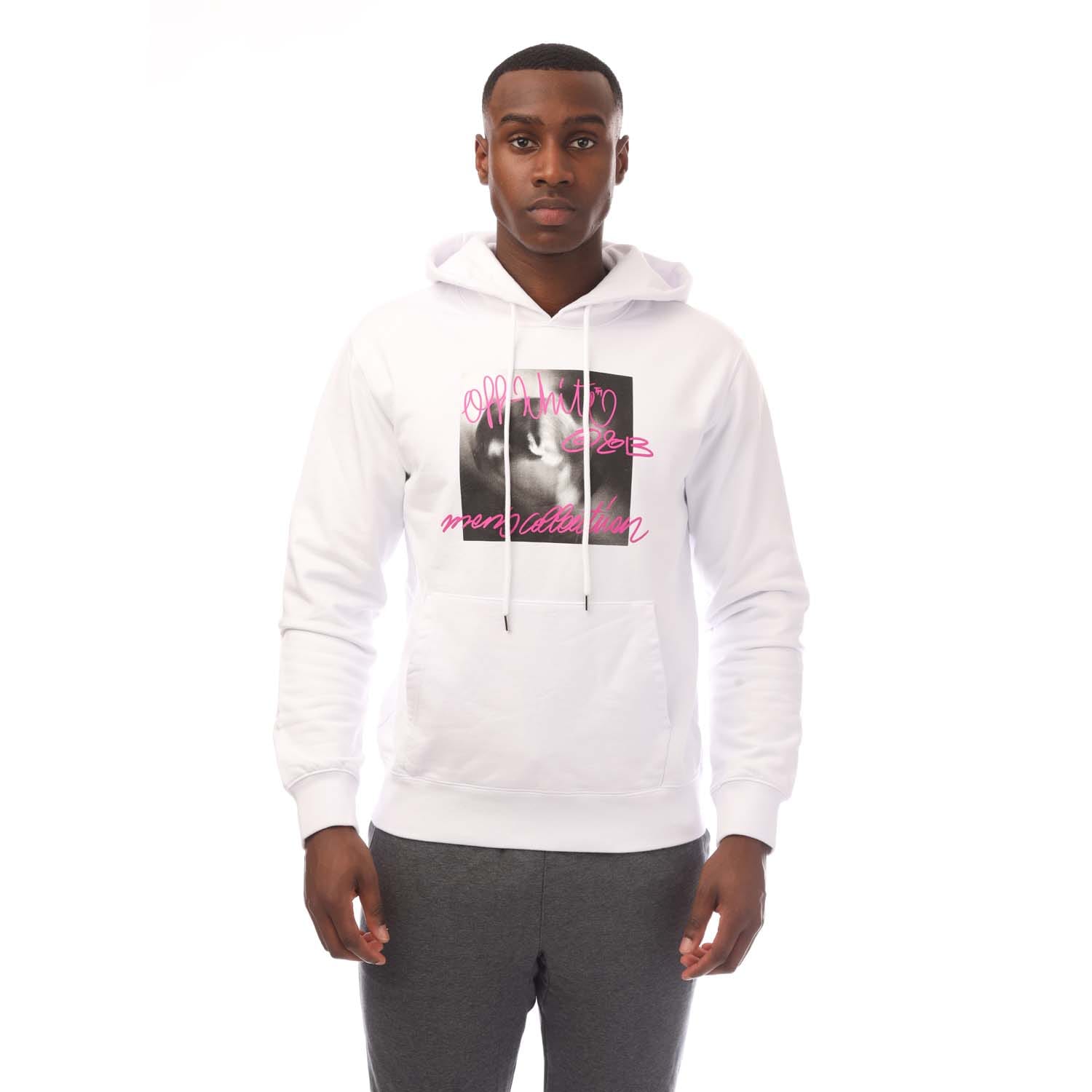 Baumwoll-Hoodie mit Grafikdruck