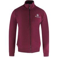 Aquascutum Unisex Erwachsenen Vollzip Aktiv Sweatshirt (Burgunderrot)