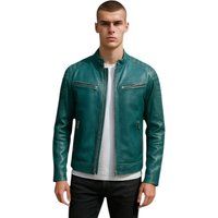 Klassische Herren Bikerjacke aus Leder
