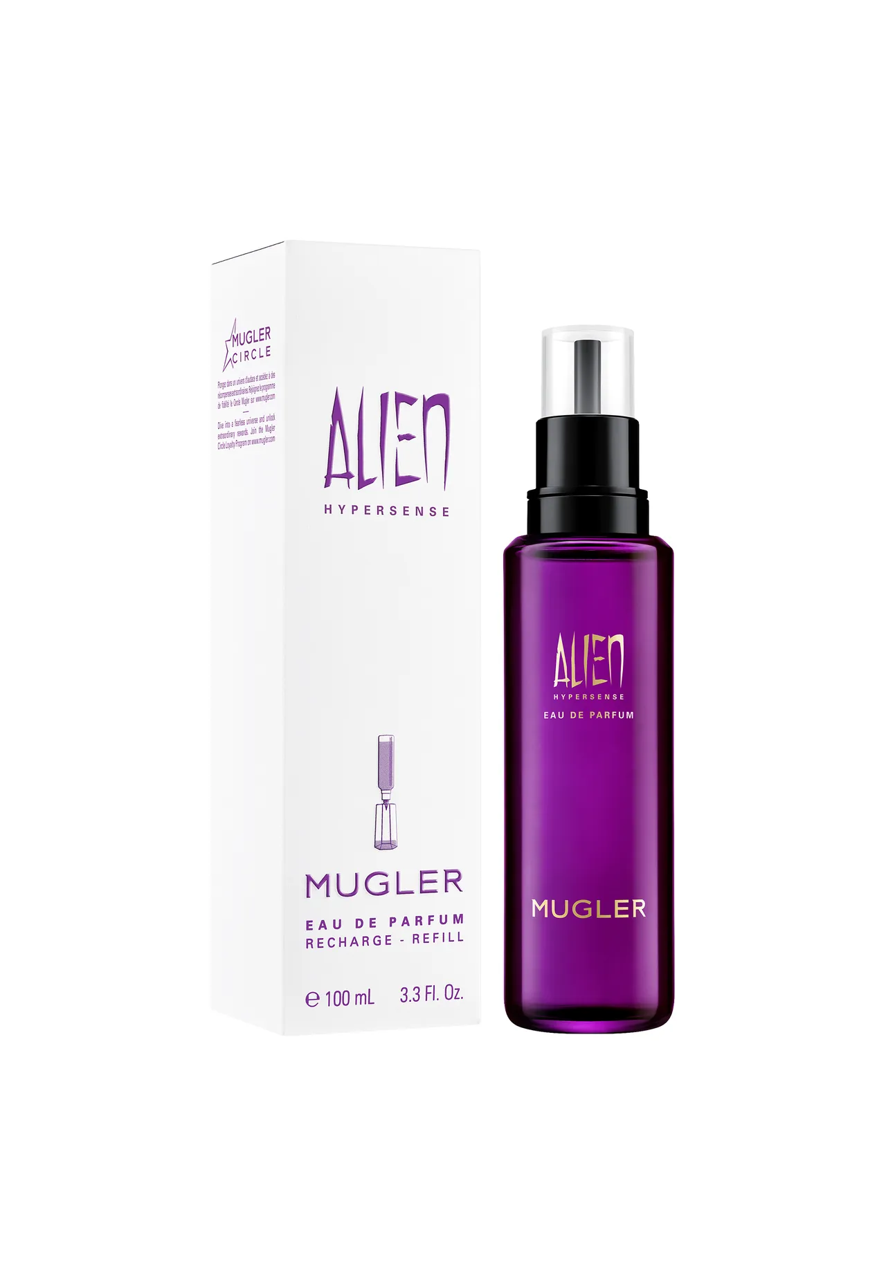 MUGLER Alien Hypersense Refill, Eau de Parfum, Damen, blumig, KLAR, 100