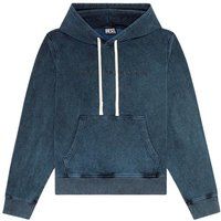 Diesel Herren Verblasener Hoodie (Dunkelgrau)