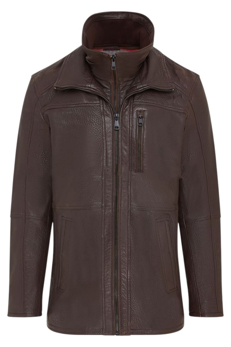 Vielseitige 3-in-1 Lederjacke