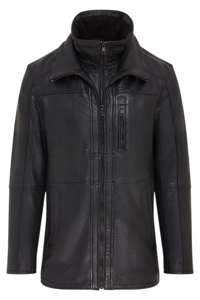 Vielseitige 3-in-1 Lederjacke