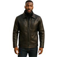 Herren-Bikerjacke aus Leder