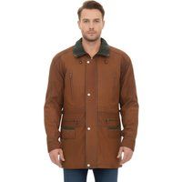 Nubukleder Parka Mantel